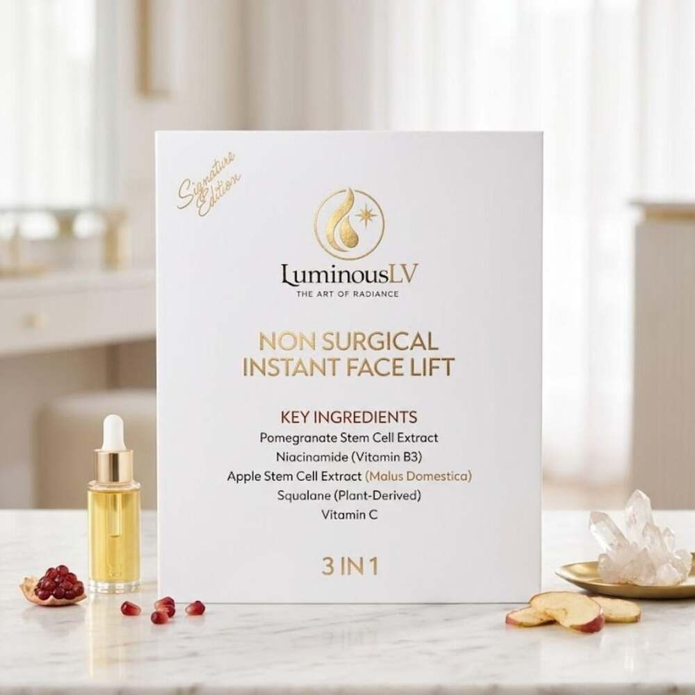 LuminousLV Non Surgical Instant Face Lift Signature Edition 3 in 1 Skincare Set